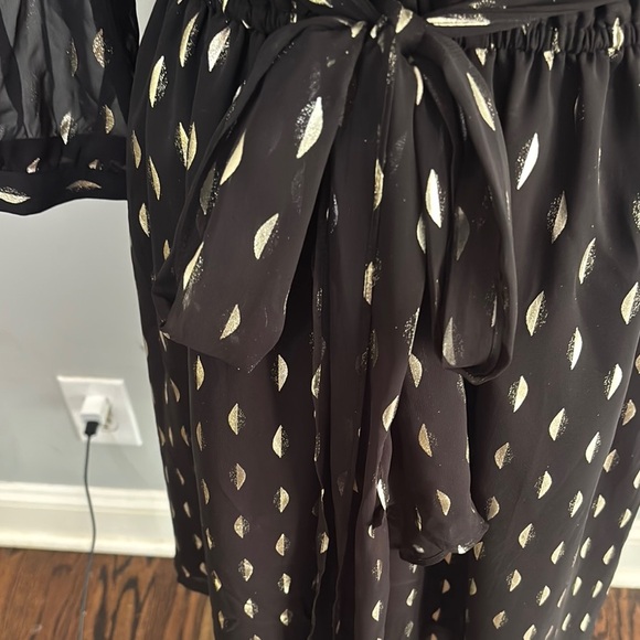 Allen B. By Allen Schwartz Black Dress with White Accents - Picture 3 of 7